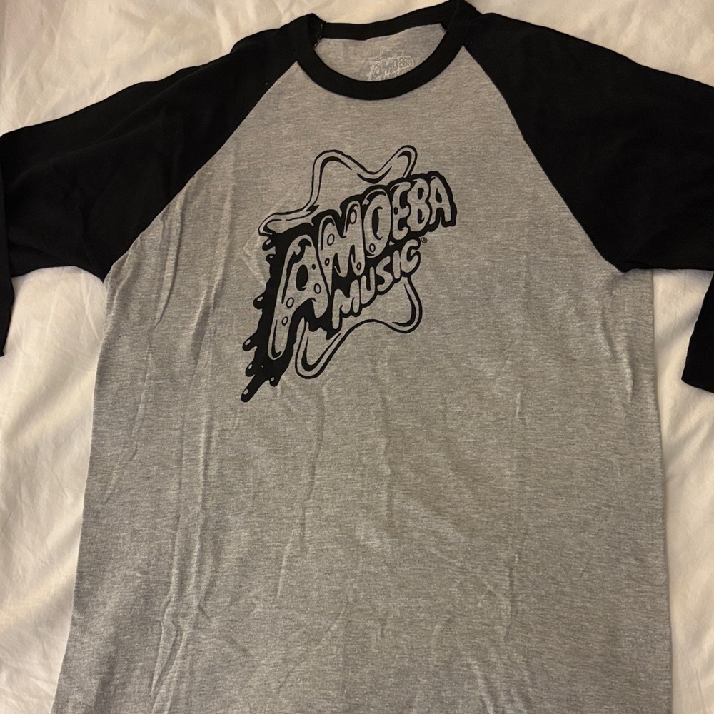 Fantastic AMOEBA MUSIC San Francisco California Unisex Raglan Shirt🎶 Large